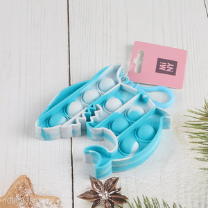 New Arrival Dolphin Shaped Push Pop Bubble Fidget Sensory Toy