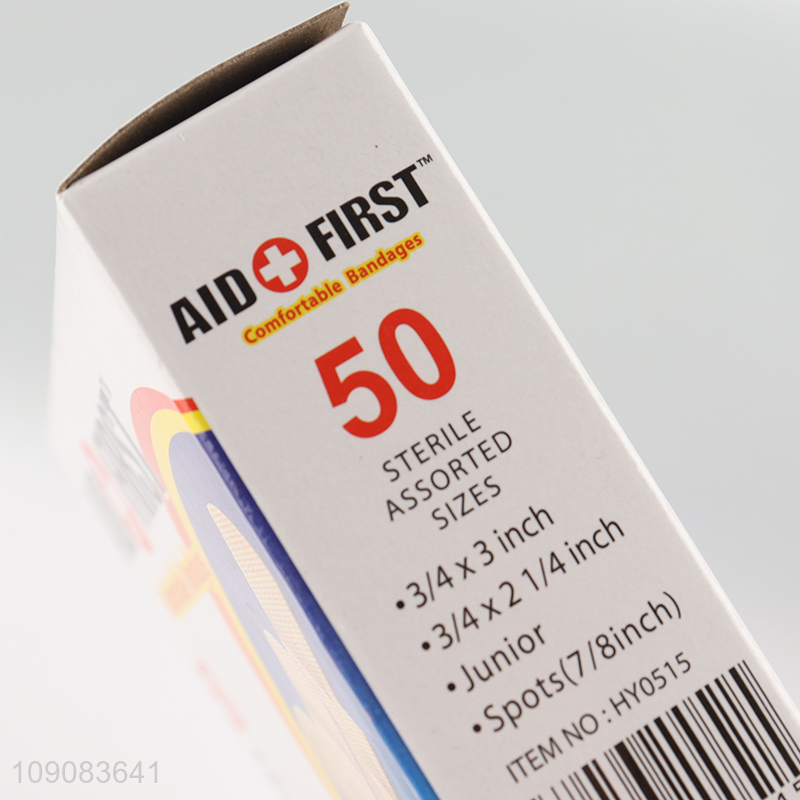 New arrival comfortable bandages assorted size first-aid bandage