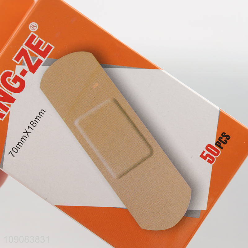 Hot items waterproof 50pcs breathable first-aid bandage for sale