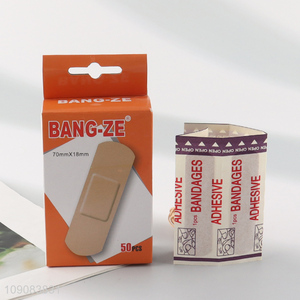 Hot items waterproof 50pcs breathable first-aid bandage for sale