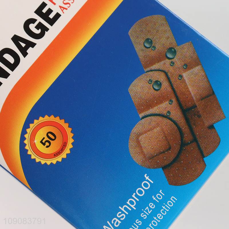 Top quality washproof plastic breathable first-aid bandage for sale