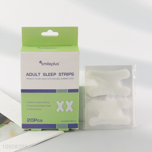 Factory supply 20pcs prevent snoring adult sleep strip for sale