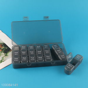 New products portable travel medicine box 7 Day pill organizer