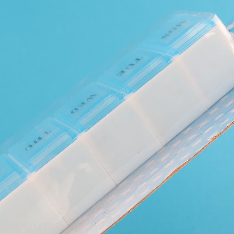 Hot selling portable travel plastic weekly pill box medicine box