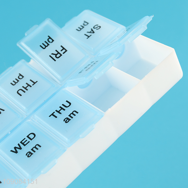 China wholesale portable travel weekly pill box medicine box