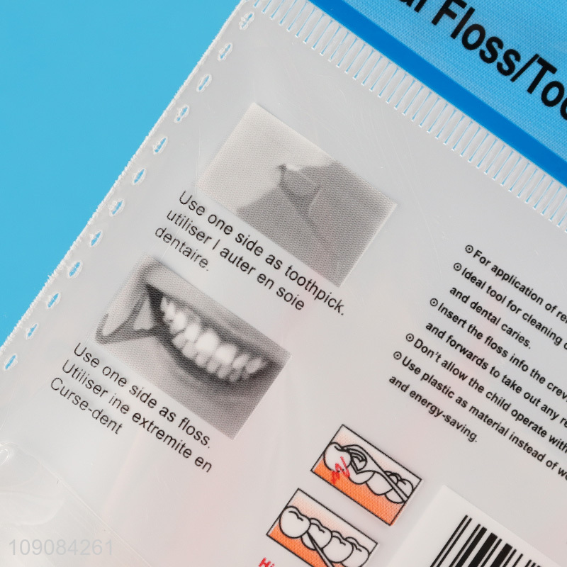 Good quality 20pcs teeth cleaning dental flosser toothpick set