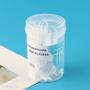 Top selling 30pcs teeth cleaning dental flosser with plastic box