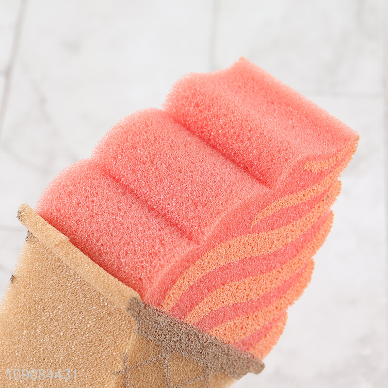 Top quality ice cream shape soft bath supplies bath sponge