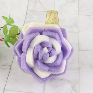 Good quality flower shape dead skin remove bath sponge bath supplies