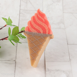 Top quality ice cream shape soft bath supplies bath sponge