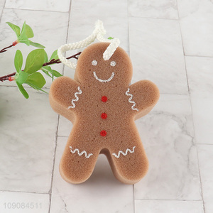 Low price cute soft skin-friendly body cleaning shower sponge bath sponge