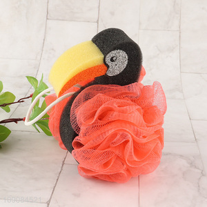 Factory price soft body cleaning shower sponge bath sponge bath flower