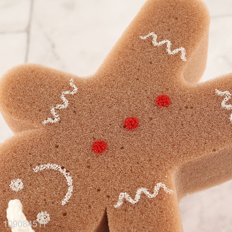 Low price cute soft skin-friendly body cleaning shower sponge bath sponge