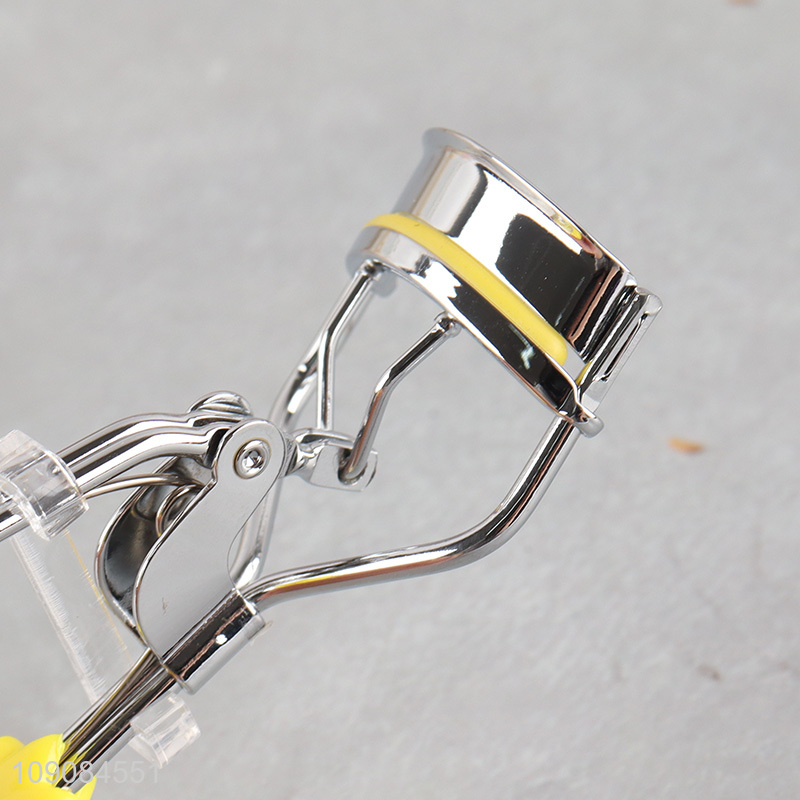 Online wholesale women makeup tool carbon steel eyelash curler