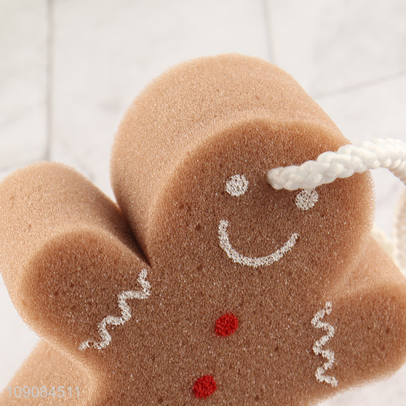 Low price cute soft skin-friendly body cleaning shower sponge bath sponge