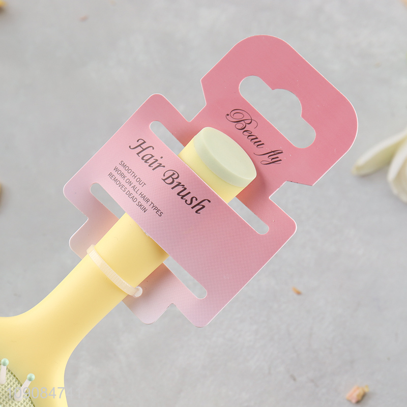 Best selling double-sided massage hair comb hair brush with makeup mirror