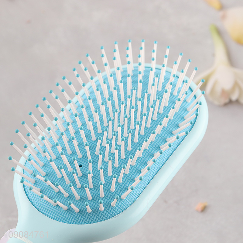 Best selling blue air cushion massage hair comb hair brush wholesale