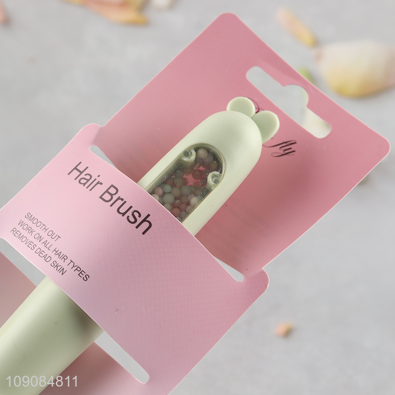 China products anti-static hollow wide teeth hair comb hair brush