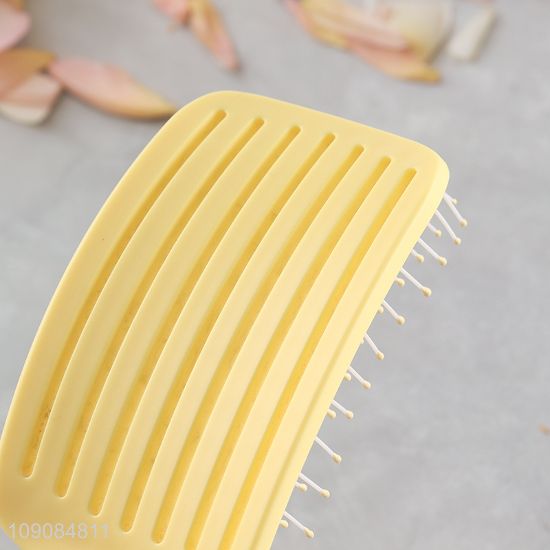 China products anti-static hollow wide teeth hair comb hair brush