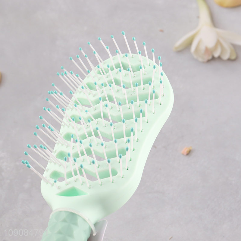Top products hollow anti-static wide teeth hair comb hair brush