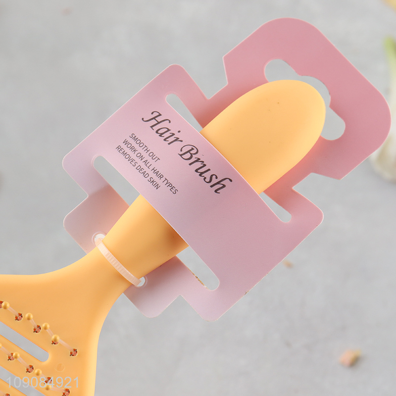 Factory price wide teeth hollow anti-static hair comb hair brush