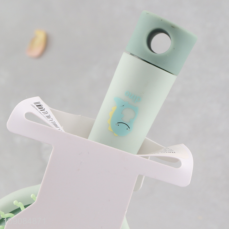 China supplier double-sided round hair comb hair brush with mirror