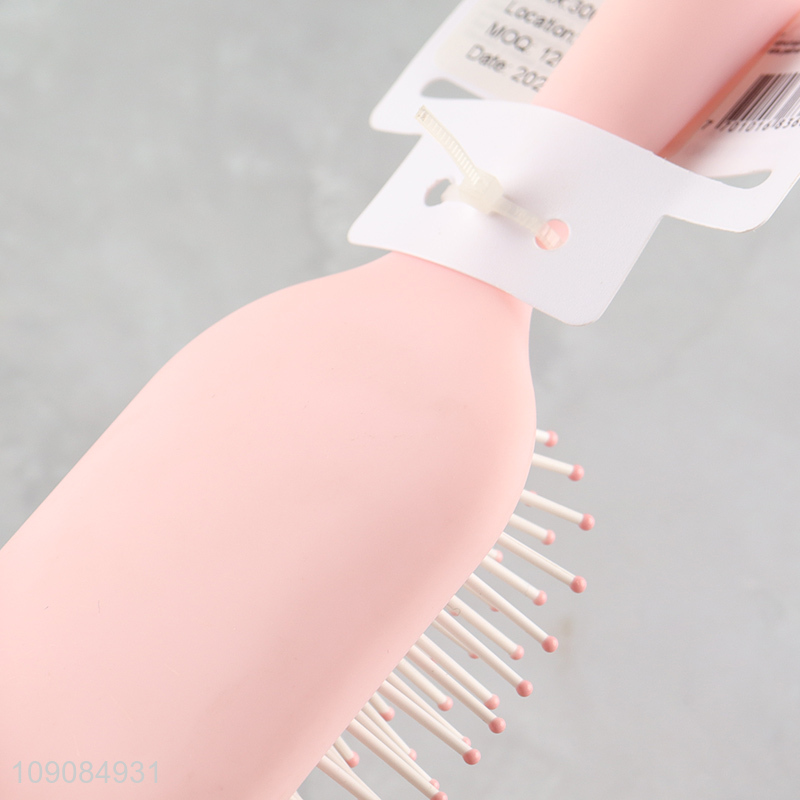 Best sale pink anti-static hair comb hair brush for hair salon tool