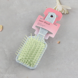 China wholesale rectangle anti-static massage hair comb hair brush