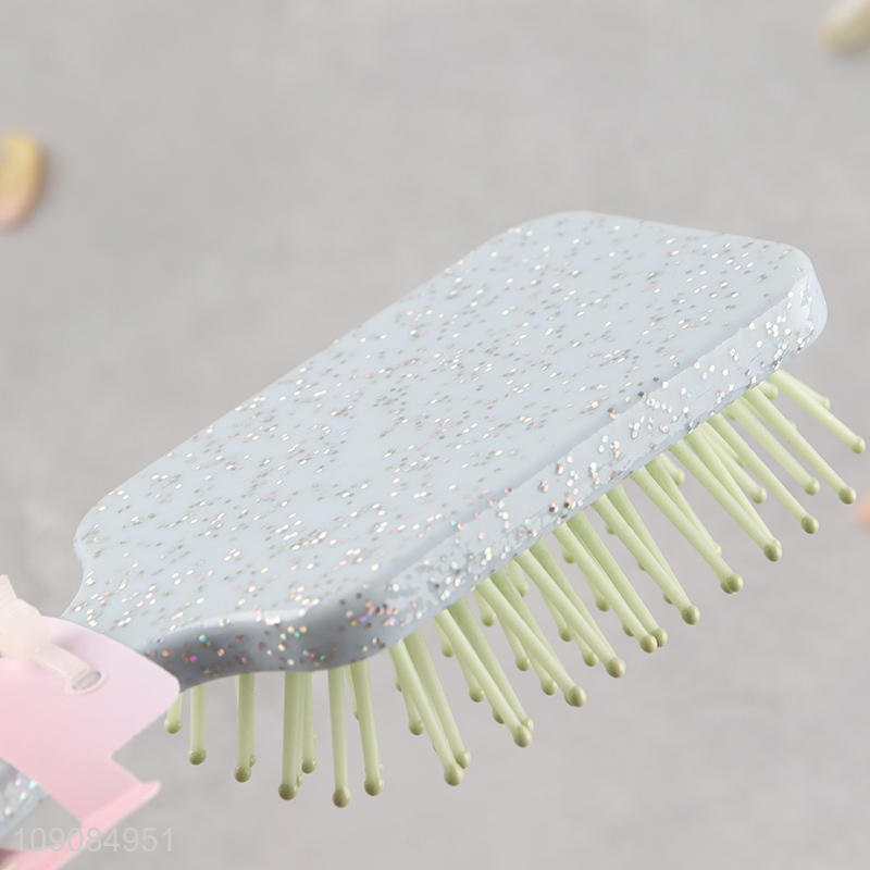 China wholesale rectangle anti-static massage hair comb hair brush