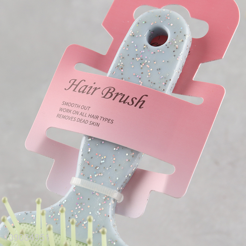 China wholesale rectangle anti-static massage hair comb hair brush