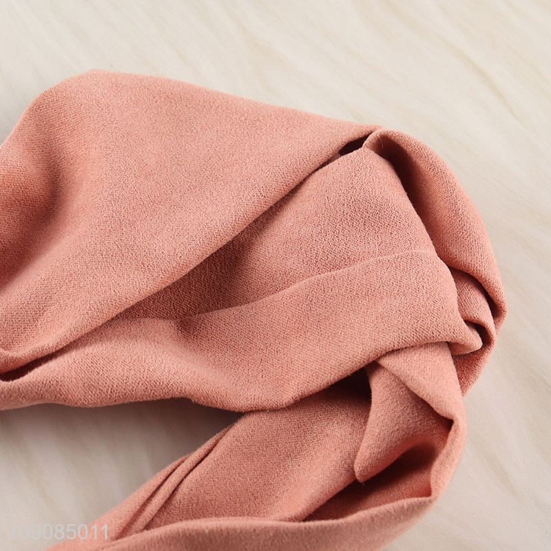 New arrival multicolor polyester breathable fashionable women headband hair decoration