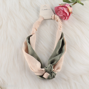 China products fashionable women polyester breathable headband hair bands