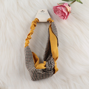 Popular products polyester fashionable women yoga sports headband hair accessories