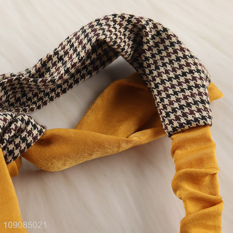 Popular products polyester fashionable women yoga sports headband hair accessories