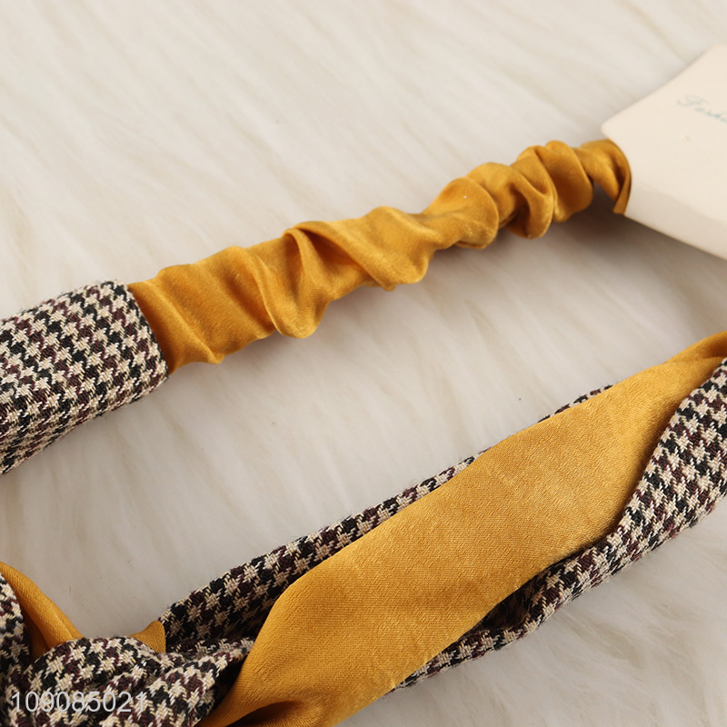 Popular products polyester fashionable women yoga sports headband hair accessories