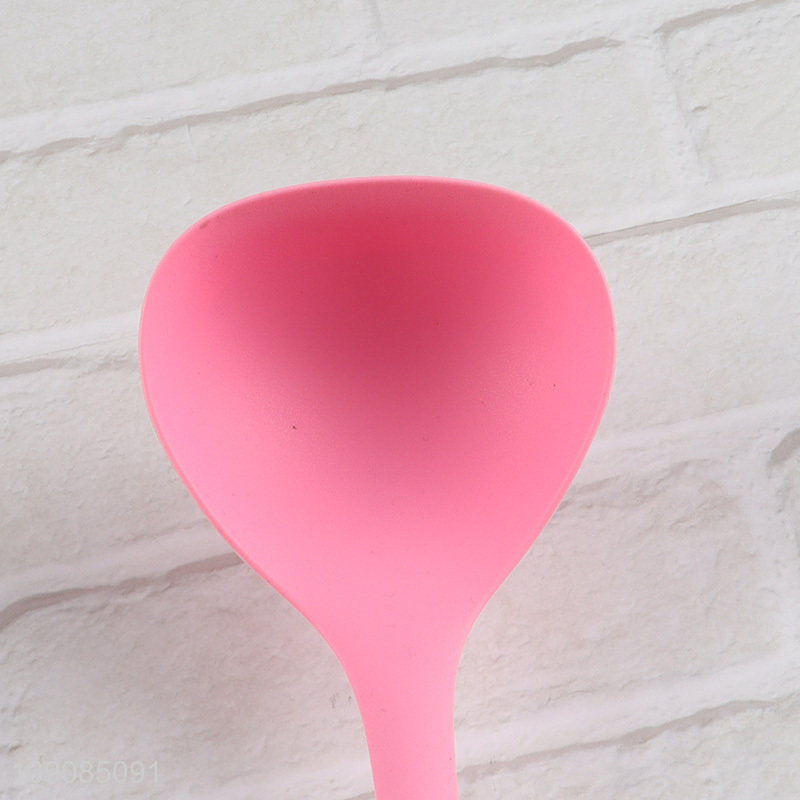 New Arrival Heat Resistant Silicone Soup Spoon Non-Stick Kitchen Utensils