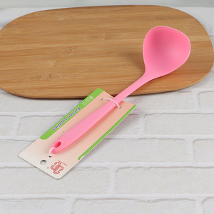 New Arrival Heat Resistant Silicone Soup Spoon Non-Stick Kitchen Utensils
