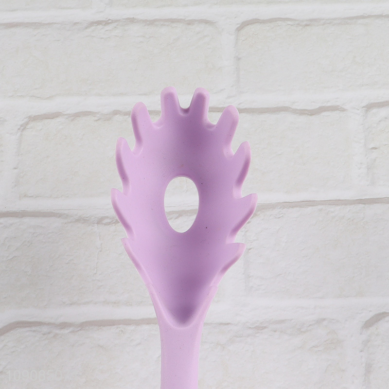 High Quality Heat Resistant Silicone Spaghetti Server Silicone Pasta Spoon