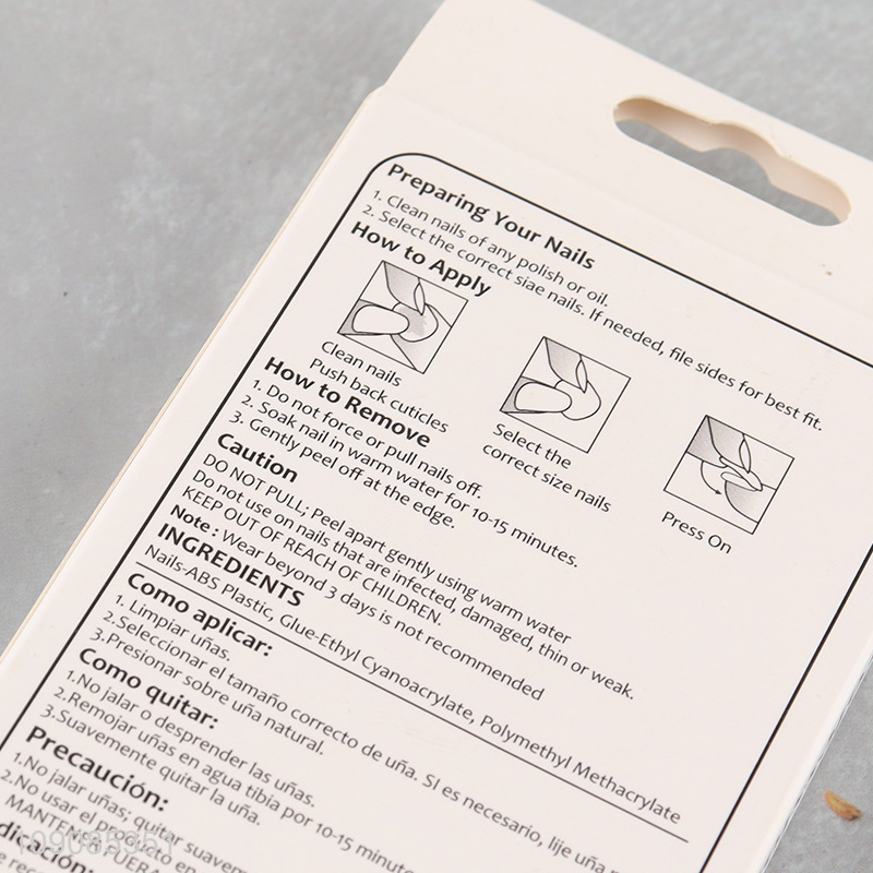 New arrival nail art decoration fake nail press-on nail