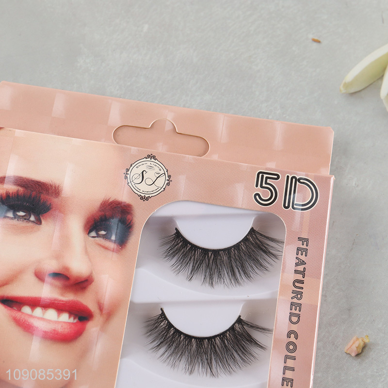 Good selling 3 pairs eyelash extension volume lashes false eyelash
