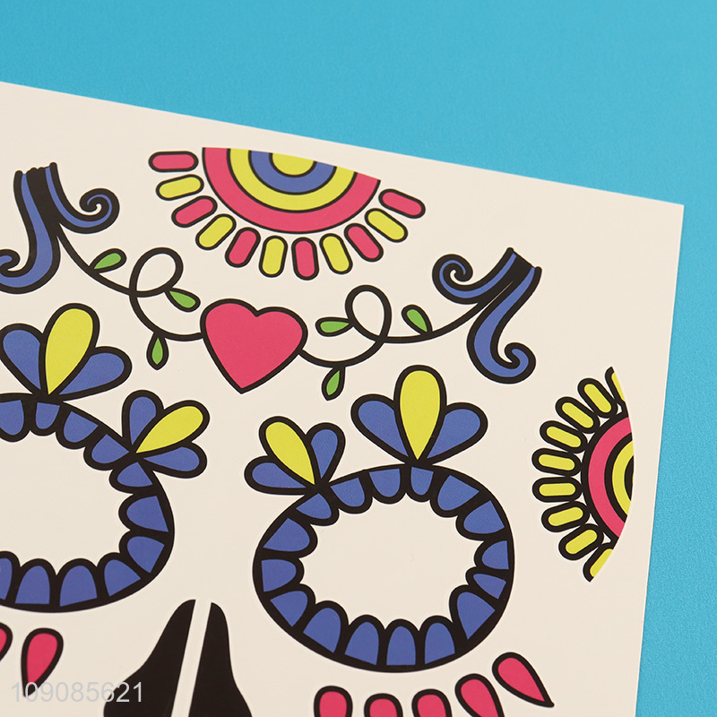 Low price adult washable temporary tattoo sticker for body art