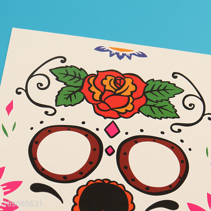 Good sale adult washable body art face decoration temporary tattoo sticker