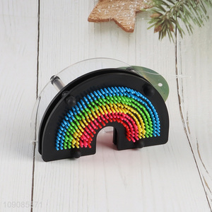 New Product 3D Pin Art Sensory Toy Educational Fun Rainbow Toys