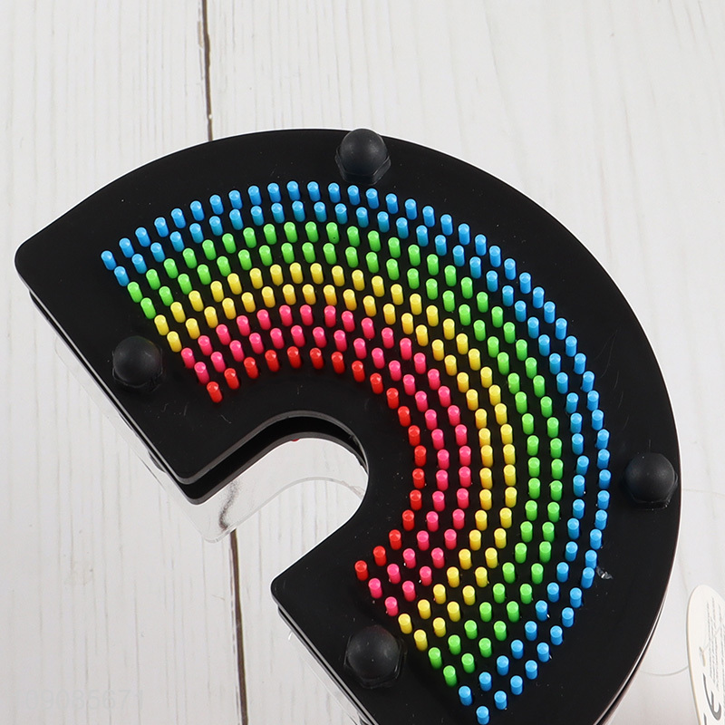 New Product 3D Pin Art Sensory Toy Educational Fun Rainbow Toys