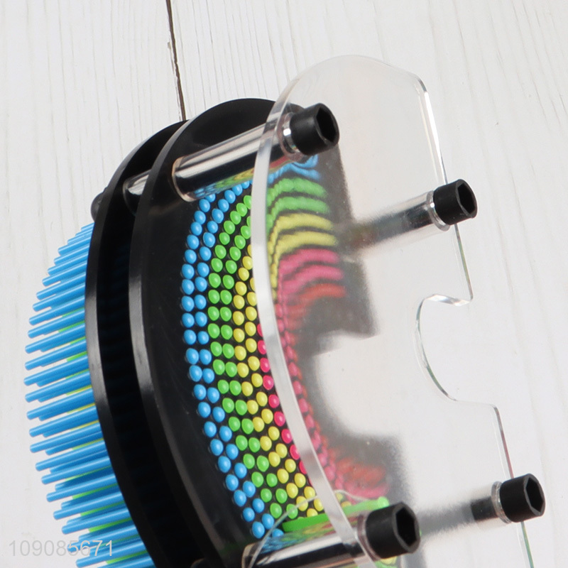 New Product 3D Pin Art Sensory Toy Educational Fun Rainbow Toys