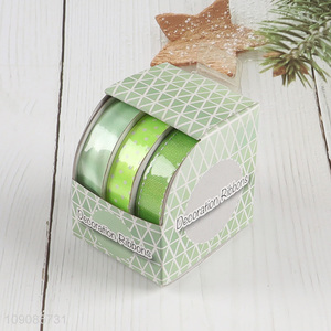 Good Quality 3 Pieces Polyester Ribbons for Crafts and Gift Wrapping