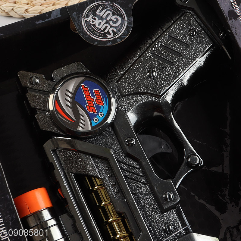 Wholesale Electric Toy Gun with with LED and Sound Effects for Boys Girls