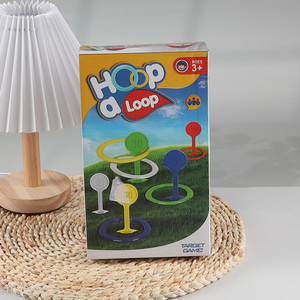 Wholesale Fun Outdoor Sports Game Set Rainbow Throwing Rings for Beach