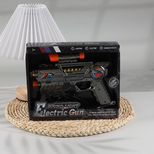 Wholesale Electric Toy Gun with with LED and Sound Effects for Boys Girls