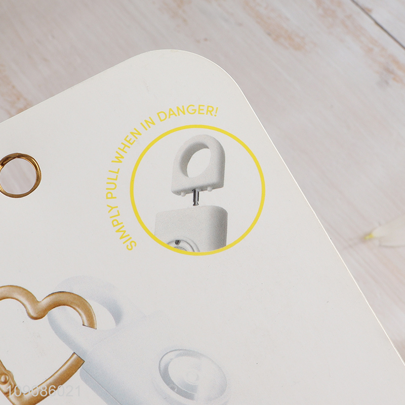 New Product LED Personal Alarm Personal Safety Alarm with Keyring